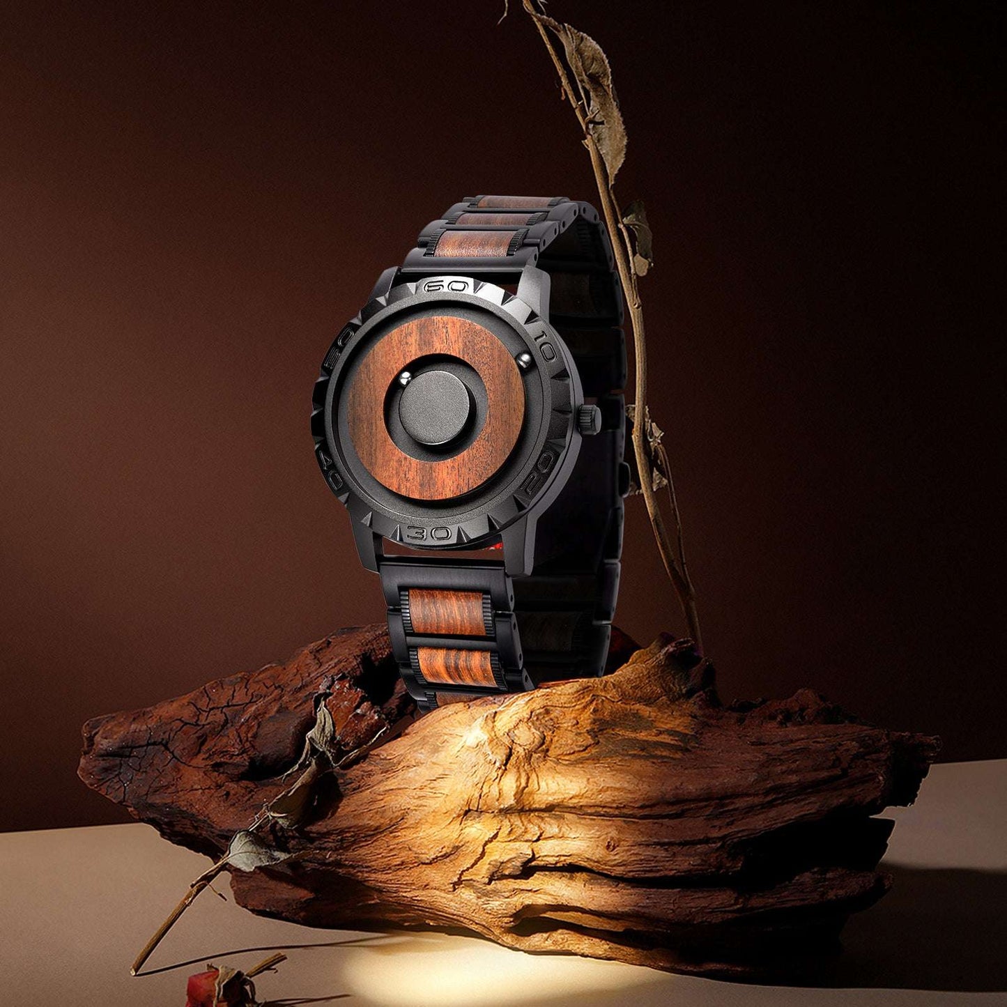 EUTOUR Wooden Watches Best Magnetic Watch E031