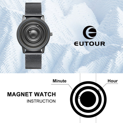 Karesansui klassische magnetische minimalistische Uhren U041