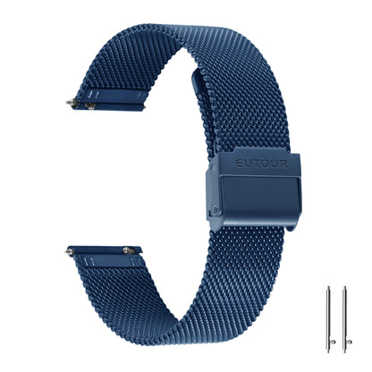 EUTOUR Quick Release 20mm Mesh Watch Band