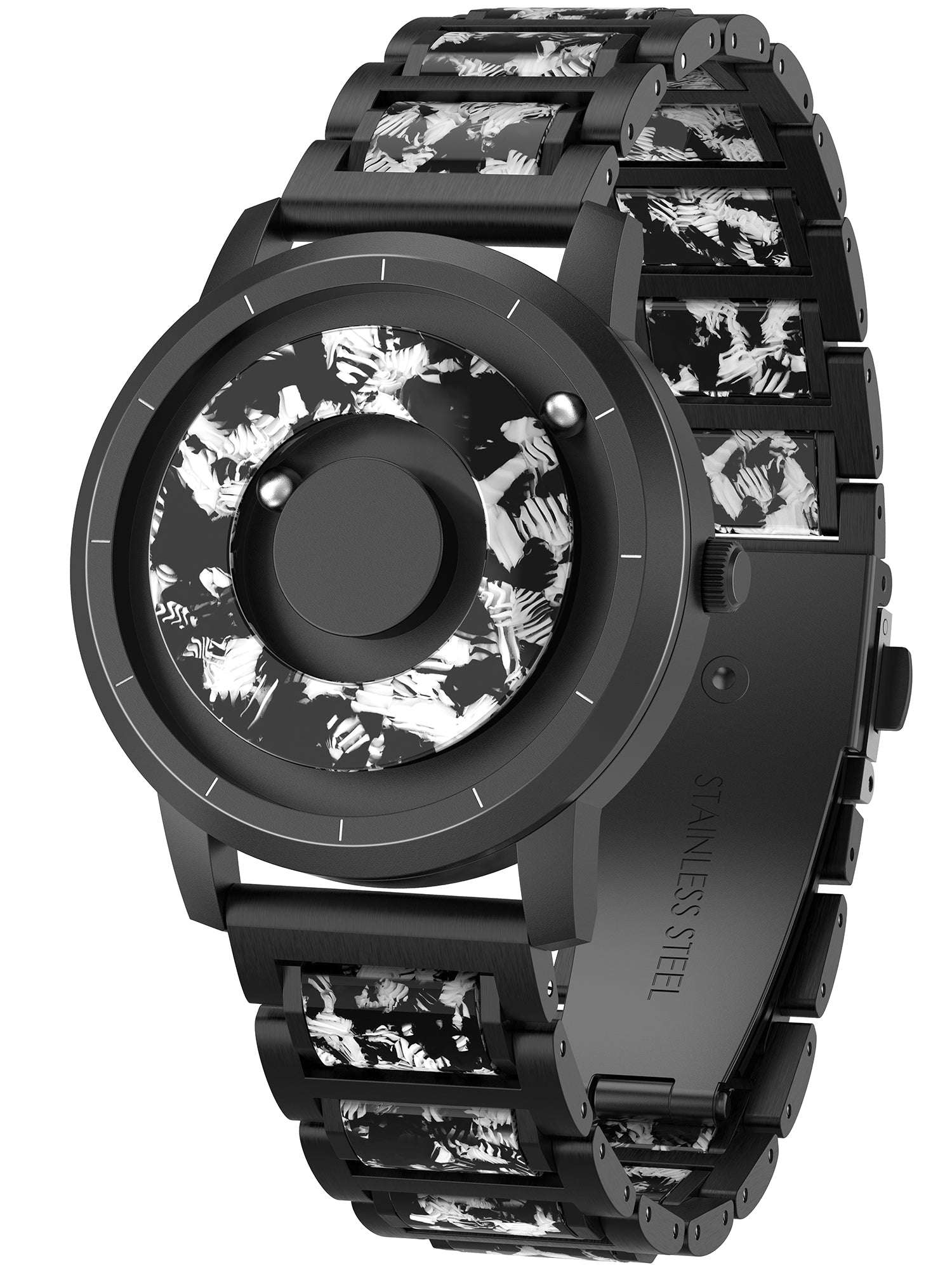 EUTOUR Magnet Resin Watch for Men E060 Stainless Steel