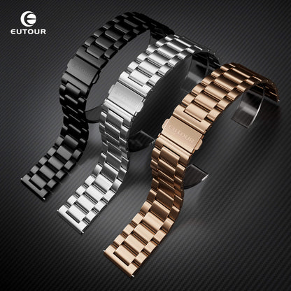 EUTOUR 20MM Stainless Steel Watch Bands