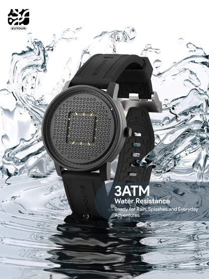 EUTOUR Gravity Magnetic Ball Tracking Single Hand Watch U061 Series