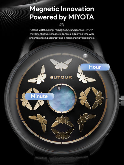 EUTOUR Magnetic Ladies Butterfly Watch U065 Series