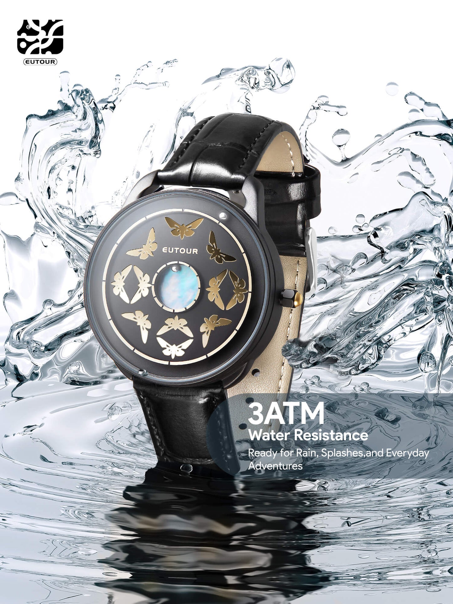 EUTOUR Magnetic Ladies Butterfly Watch U065 Series